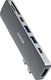 HUB USB Anker Anker PowerExpand Direct koncentrator USB-C 7-w-2 do MacBooka, adapter USB-C z Thunderbolt 3 USB-C (100 W PD), port 4K HDMI, transfer danych USB-C i USB-A 3.0, karta pamięci SD i mircoSD otwór 1