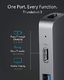 HUB USB Anker Anker PowerExpand Direct koncentrator USB-C 7-w-2 do MacBooka, adapter USB-C z Thunderbolt 3 USB-C (100 W PD), port 4K HDMI, transfer danych USB-C i USB-A 3.0, karta pamięci SD i mircoSD otwór 3
