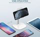 Ugreen UGREEN stojak na telefon stacjonarny uchwyt na telefon regulowany uchwyt na telefon stojak na smartfona kompatybilny z iPhone 11 Pro X 8 Plus, Samsung M30s M20 S10, Huawei P30 Pro P20 Pro, iPad Mini 2 3 4 Biały 3