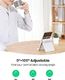 Stojak Ugreen UGREEN Uchwyt na tablet do domowego stojaka na tablet Uchwyt na telefon kompatybilny z iPadem Air 3, iPadem Pro, iPadem Mini, MediaPadem, Surface Pro 7, Galaxy Tab, iPhone 11 itd. Do 10,5 cala (biały) 5