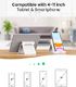 Stojak Ugreen UGREEN Uchwyt na tablet do domowego stojaka na tablet Uchwyt na telefon kompatybilny z iPadem Air 3, iPadem Pro, iPadem Mini, MediaPadem, Surface Pro 7, Galaxy Tab, iPhone 11 itd. Do 10,5 cala (biały) 6