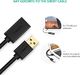 Kabel USB Ugreen Przedłużacz kabla USB UGREEN Przedłużacz USB 3.0 Kabel męski na żeński do czytnika kart, klawiatury, drukarki, skanera, aparatu Pozłacane styki (1m) 6