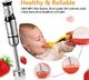 Blender Aigostar  Aigostar Stirring Silver 30IOM - blender ręczny z kubkiem, blender ze stali nierdzewnej do żywności dla niemowląt, przełącznik jog o mocy 600W, stal nierdzewna klasy spożywczej 304, bez BPA. OPAKOWANIE JEDNORAZOWE. 3
