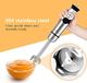 Blender Aigostar  Aigostar Stirring Silver 30IOM - blender ręczny z kubkiem, blender ze stali nierdzewnej do żywności dla niemowląt, przełącznik jog o mocy 600W, stal nierdzewna klasy spożywczej 304, bez BPA. OPAKOWANIE JEDNORAZOWE. 6
