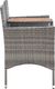 vidaXL 2-osobowa ławka ogrodowa ze stolikiem, 143 cm, rattan PE, szara 3