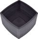 vidaXL Stolik boczny, mokka, 54x54x36,5 cm, plastikowy 3