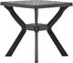 vidaXL Stolik bistro, antracytowy, 70x70x72 cm, plastikowy 2