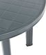 vidaXL Stolik ogrodowy, zielony, 89 cm, plastikowy 3