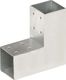 vidaXL Łączniki w kształcie L, 4 szt., galwanizowany metal, 71x71 mm 2