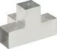 vidaXL Łącznik do słupków w kształcie X, galwanizowany metal, 91x91 mm 5
