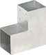 vidaXL Łączniki w kształcie L, 4 szt., galwanizowany metal, 101x101 mm 2