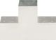 vidaXL Łączniki w kształcie T, 4 szt., galwanizowany metal, 101x101 mm 3