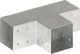 vidaXL Łączniki w kształcie T, 4 szt., galwanizowany metal, 101x101 mm 4