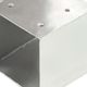 vidaXL Łączniki w kształcie T, 4 szt., galwanizowany metal, 101x101 mm 6