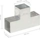 vidaXL Łączniki w kształcie T, 4 szt., galwanizowany metal, 101x101 mm 7
