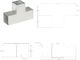 vidaXL Łączniki w kształcie T, 4 szt., galwanizowany metal, 101x101 mm 8