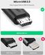 Adapter USB Ugreen microUSB - USB Czarny (10396) 6