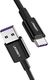 Kabel USB Ugreen Ładowarka UGREEN USB C Kabel Super Charge 5A Ładowarka USB Cdo Huawei P30, P20 Pro, P20, Mate 20 Pro, Mate 20X, Honor 20 pro, Honor10, Honor V10, Pro, P10, P10 Plus (Czarny, 1M) 1