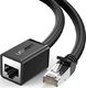 Ugreen Przedłużacz UGREEN do kabla Ethernet, kabla LAN, kabla sieciowego Gigabit i kabla RJ45 Kompatybilny z Cat5 Cat5e Cat6 Cat7 Cat8, kabel adaptera do sieci Ethernet, LAN, przedłużacz sieci (0,5 m) 1