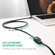 Ugreen Przedłużacz UGREEN do kabla Ethernet, kabla LAN, kabla sieciowego Gigabit i kabla RJ45 Kompatybilny z Cat5 Cat5e Cat6 Cat7 Cat8, kabel adaptera do sieci Ethernet, LAN, przedłużacz sieci (0,5 m) 3