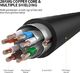Ugreen UGREEN Cat 7 10Gbit / s, elastyczny przewód sieciowy 600 MHz, kabel Ethernet kat. 7 z pozłacanym kablem RJ45 S / FTP Cat 7 kompatybilny z kat. 6 Cat. 5 Cat5e do routera, przełącznika, PS4 / 3, panelu krosowego (10 m) 7