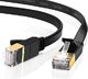 Ugreen Kabel Ethernet UGREEN Cat 7 10Gbit / s 600Mhz Kabel LAN Płaski kabel sieciowy Cat7 FTP z pozłacanym złączem RJ45 kompatybilny z Cat 6 Cat.5e Cat.5 do routera, modemu, przełącznika, PS4 / 3, panelu krosowego (2m) 1