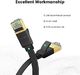 Ugreen Kabel Ethernet UGREEN Cat 7 10Gbit / s 600Mhz Kabel LAN Płaski kabel sieciowy Cat7 FTP z pozłacanym złączem RJ45 kompatybilny z Cat 6 Cat.5e Cat.5 do routera, modemu, przełącznika, PS4 / 3, panelu krosowego (2m) 3