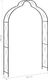vidaXL Pergola ogrodowa, czarna, 150x34x240 cm, żelazna 4