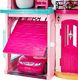 Barbie Barbie FFY84 - wymarzony domek dla lalek z 7 pokojami, garażem i akcesoriami, ze światłami i dźwiękami, ok. 115 cm wysokości, zabawki dla dziewczynek od 3 lat 6