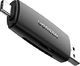 Czytnik Ugreen UGREEN czytnik kart USB C SD Micro SD USB 3.0 Adapter czytnik kart do kart SD, SDHC, SDXC, Micro SD, Micro SDHC, Micro SDXC Czytnik kart USB C do Samsung S20 / A51, Huawei P30, Xiaomi 9, MacBook Pro 1