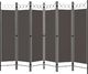 vidaXL Parawan 6-panelowy, antracytowy, 240 x 180 cm 2