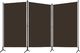 vidaXL Parawan 3-panelowy, brązowy, 260 x 180 cm 2