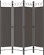 vidaXL Parawan 4-panelowy, antracytowy, 160 x 180 cm 2