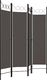 vidaXL Parawan 4-panelowy, antracytowy, 160 x 180 cm 3