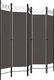 vidaXL Parawan 5-panelowy, antracytowy, 200 x 180 cm 3