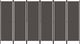 vidaXL Parawan 6-panelowy, antracytowy, 300 x 180 cm 1