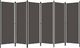 vidaXL Parawan 6-panelowy, antracytowy, 300 x 180 cm 2