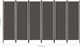 vidaXL Parawan 6-panelowy, antracytowy, 300 x 180 cm 6