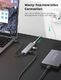 Stacja/replikator Ugreen UGREEN Hub USB 4-portowy dystrybutor USB 3.0 HuB Mini USB kompatybilny z PS4, MacBook, MacBook Air 2017, MacBook Pro, Surface Pro, Huawei MateBook X Pro, Dell XPS 15 i innymi laptopami z systemem Windows 4
