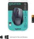 Mysz Logitech Mysz bezprzewodowa Logitech M705 Marathon, połączenie 2,4 GHz przez odbiornik USB Unifying, czujnik laserowy 1000 DPI, 3-letnia żywotność baterii, 7 przycisków, PC / Mac - czarny 2