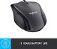 Mysz Logitech Mysz bezprzewodowa Logitech M705 Marathon, połączenie 2,4 GHz przez odbiornik USB Unifying, czujnik laserowy 1000 DPI, 3-letnia żywotność baterii, 7 przycisków, PC / Mac - czarny 6