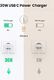 Ładowarka Ugreen Ładowarka UGREEN USB C Zasilanie 30 W Zasilacz USB C Szybka ładowarka do iPhone'a 11 X 8 XS XR iPad Pro 2020/2018/2017, iPad Air 3 2019, iPad 7 2019 USB C Szybka ładowarka do MacBooka Air, MacBooka 12 3