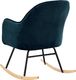 vidaXL Fotel bujany, niebieski, tapicerowany aksamitem 6