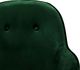 vidaXL Fotel bujany, ciemnozielony, tapicerowany aksamitem 7