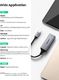 Karta sieciowa Ugreen UGREEN Adapter USB C do Ethernet Adapter Gigabit LAN typu C do adaptera sieciowego RJ45 kompatybilny z Thunderbolt 3 dla MacBook Pro, MacBook Air, iPad Pro 2018/2020, Lenovo Ideapad, Surface Go 5