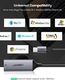 Karta sieciowa Ugreen UGREEN Adapter USB C do Ethernet Adapter Gigabit LAN typu C do adaptera sieciowego RJ45 kompatybilny z Thunderbolt 3 dla MacBook Pro, MacBook Air, iPad Pro 2018/2020, Lenovo Ideapad, Surface Go 6