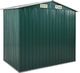 vidaXL Szopa ogrodowa z regałem żelazna zielona 205x130x183 cm (47104) 5