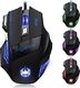 Mysz Dland Zelotes [T80 Dland Zelotes Profesjonalna optyczna mysz LED z 7200 DPI, 7 przyciskami i kablem USB, dla graczy - Regulowany przełącznik DPI 7200/3200/2400/1600/1600 DPI dla profesjonalnych notebooków 1