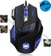 Mysz Dland Zelotes [T80 Dland Zelotes Profesjonalna optyczna mysz LED z 7200 DPI, 7 przyciskami i kablem USB, dla graczy - Regulowany przełącznik DPI 7200/3200/2400/1600/1600 DPI dla profesjonalnych notebooków 6