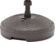 vidaXL Podstawa pod parasol, wypełniana wodą/piaskiem, 20 L, brązowa 1